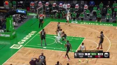 [Highlight] Tatum puts KD on skates and hits the turnaround jumper