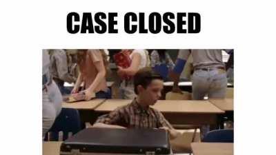 Case closed!