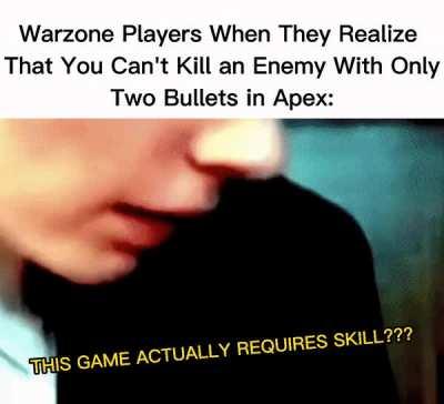 I just love seeing the new Warzone Twitch immigrants play Apex and complain online lol