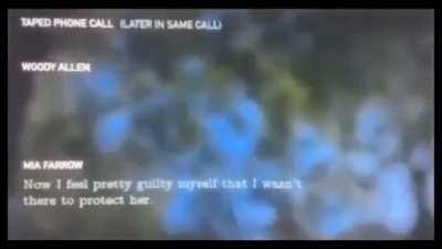 Phone call between Woody Allen and Mia Farrow about their adopted daughter 