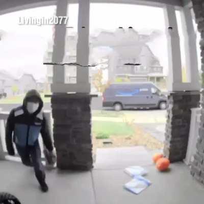 To deliver a package