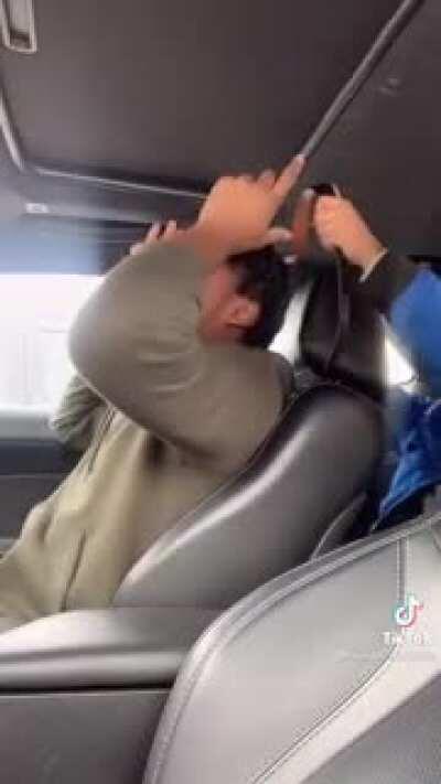 Idk the lil brother seems to be enjoying this a little too much