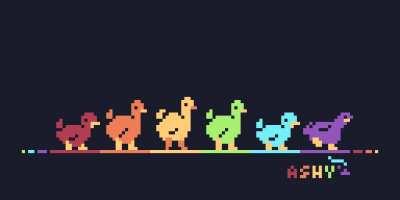 Bouncy Rainbow Ducks!