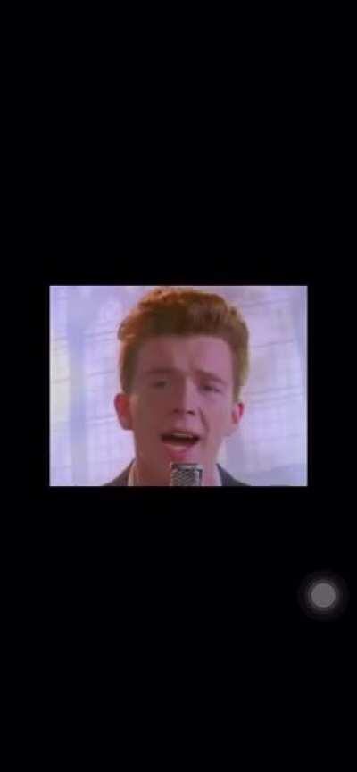 Day one of posting the entire rick roll music video because there are no rules in this sub and therefore I can do this