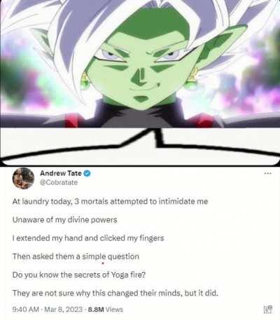 The Almighty Powerful God Zamasu!