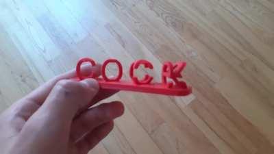 3d printed this for my friends birthday.