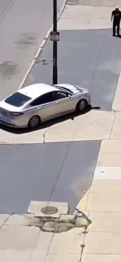 what could go wrong throwing rocks at cars.