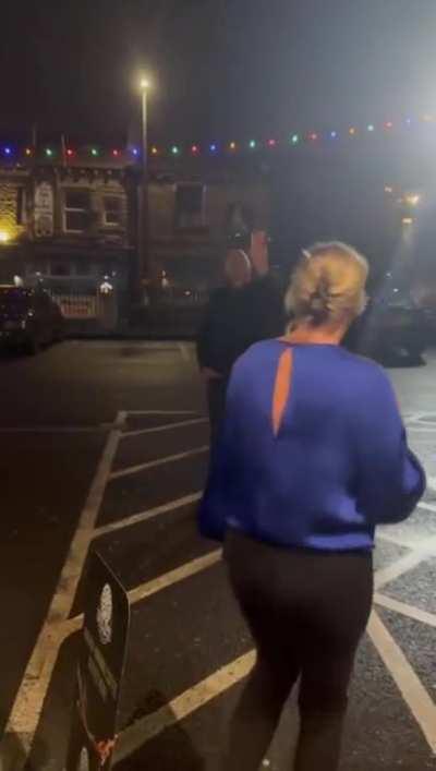 Lady being racist towards doorman