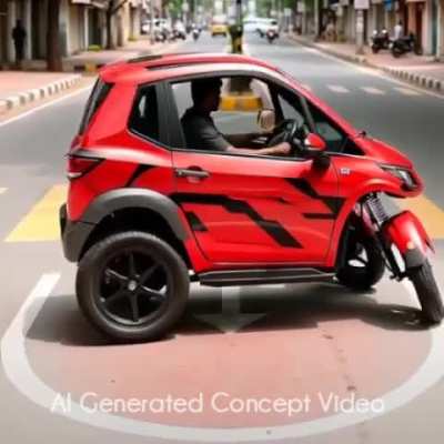 Just a nifty concept vehicle (AI generated)
