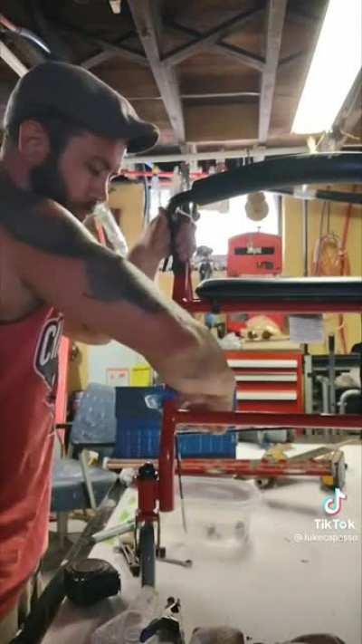 Man modifies his friends walker