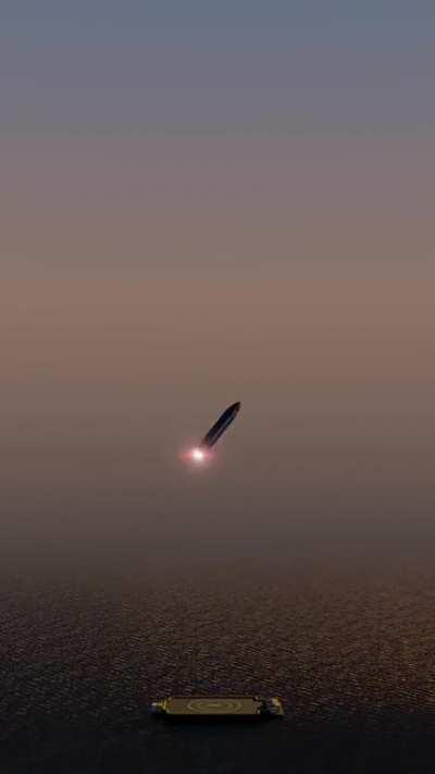 u/EmbersArc tried to make a realistic simulation of Starship