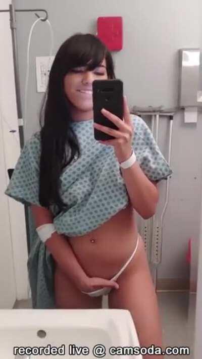 Naughty Babe Got Too Horny In Her Hospital Room