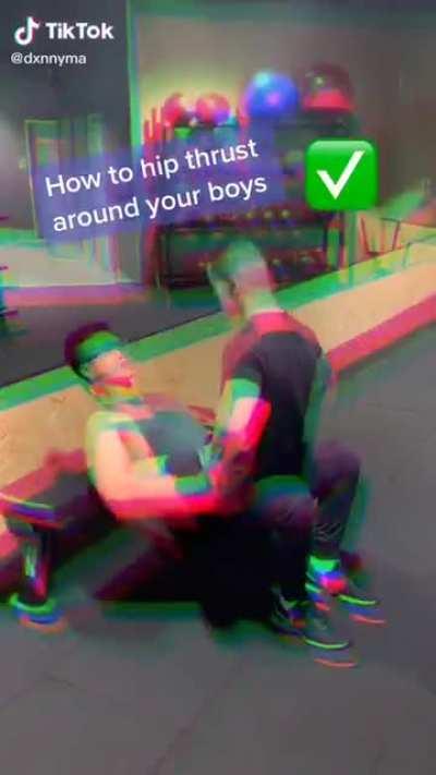 Hip Thrust with the boys