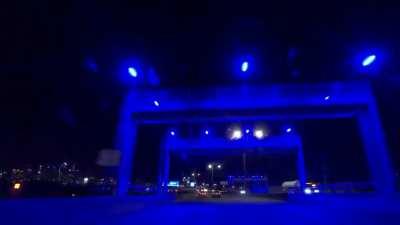 Driving into Melbourne is a rather colourful affair