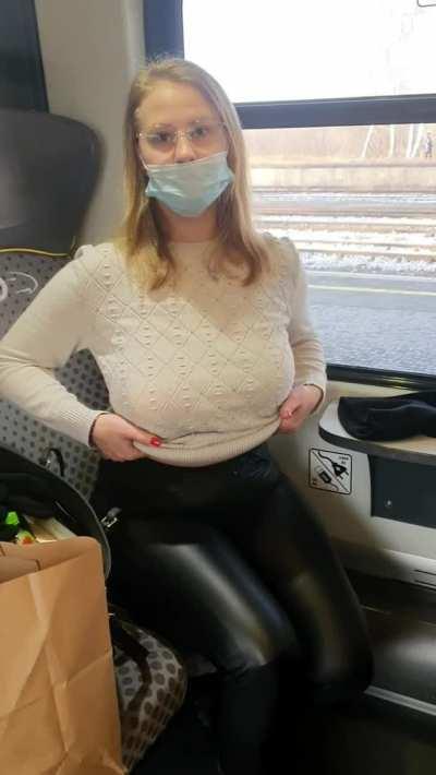 Someone was very curious outside that window. Heh