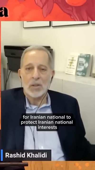 Palestinian Rashid Khalidi: 