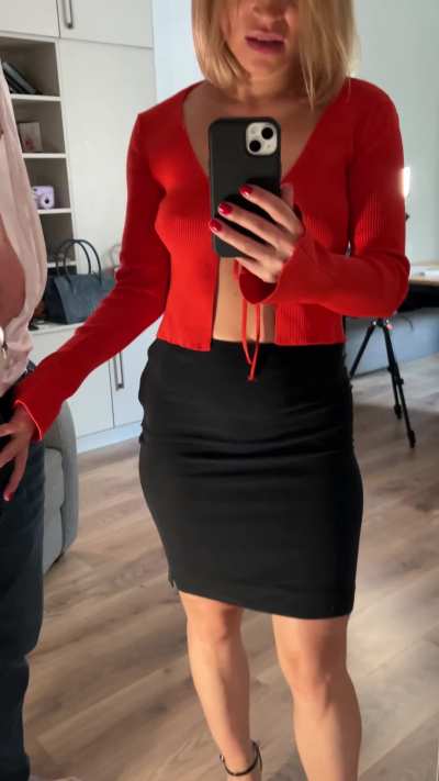 I lost track of what day it is... But it's still in chastity

