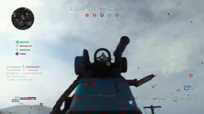 When you try to be a good teammate who takes down air support...