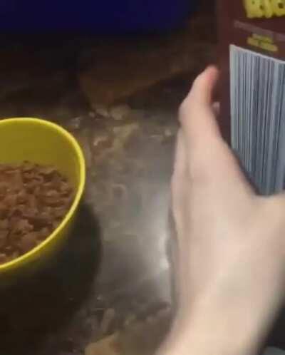 Thanks, I hate cereal