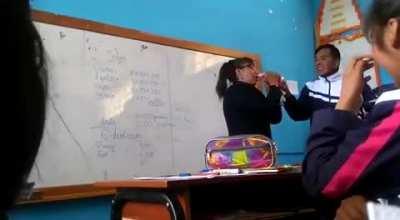 This is what they teach in a peruvian school.