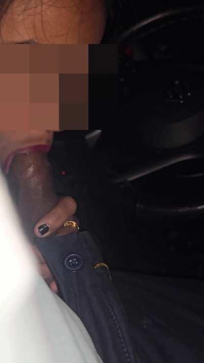 A blowjob in a car when you out for a drive is an exhibitionist thrill