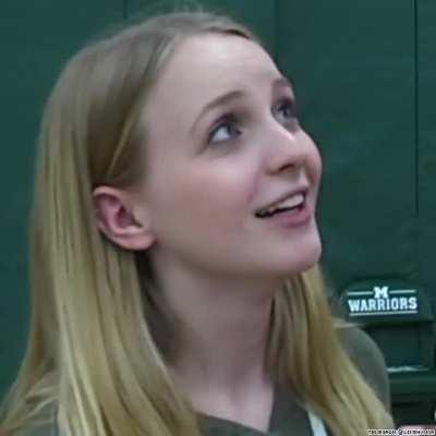 Just as she gives him the look