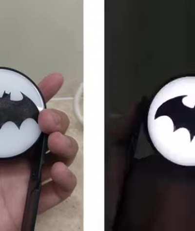 To make a Batman lamp