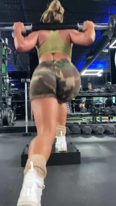 workout in camo