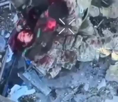 the knife fight from drone perspective 