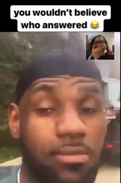 Some kids thought LeBron was on FaceTime with them