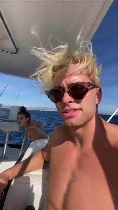 Possible nip slip then great ass shot 🍑