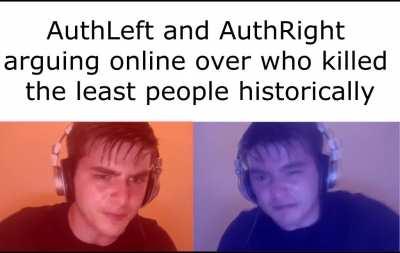 Average discussion between the Auth quadrants