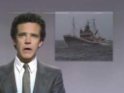 BBC World Service News Emergency News Report regarding the Reemergence of 'Godzilla', circa 1984