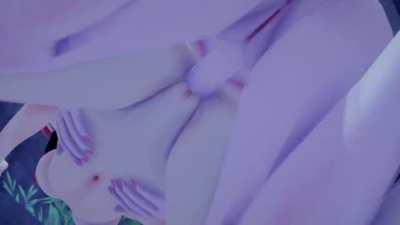 Amber and Futa Eula (lluanhyperzero) [Genshin Impact]