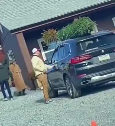 Poor guy. He clearly didn't think this through.