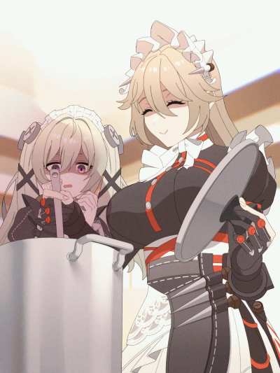 Rina and Corrin Cooking (014115r)