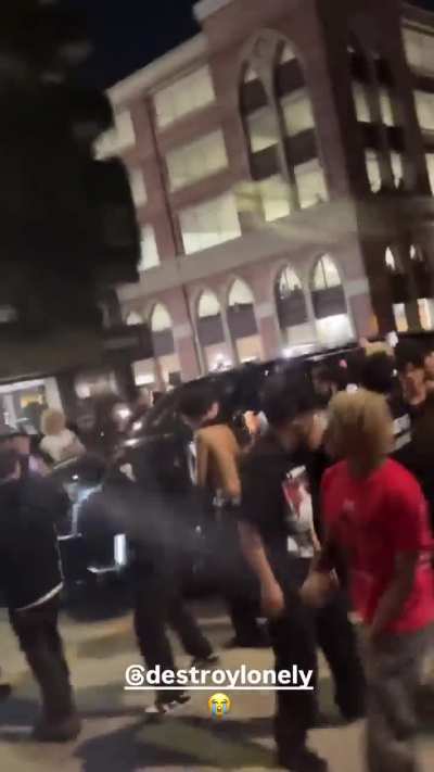 Chaos breaks out after a 'Destroy Lonely' concert
