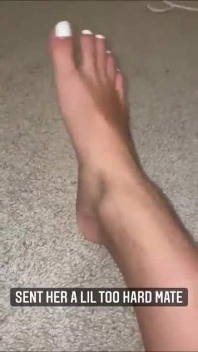 Close up foot