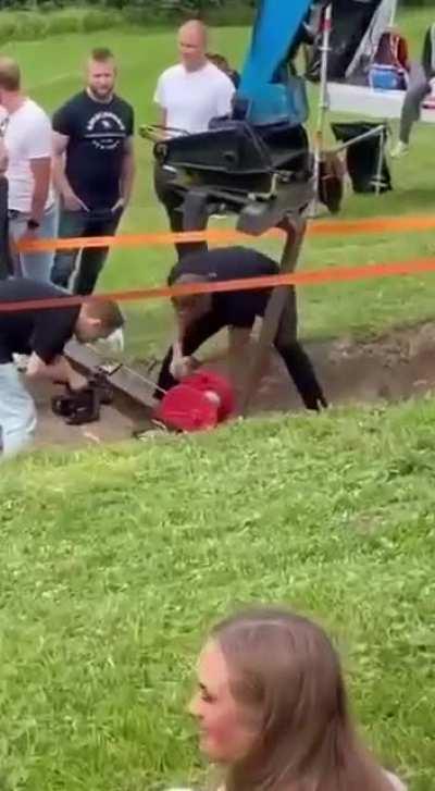 Dude instead of a projectile