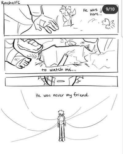 I found this comic about c! Tommy's exile arc (credits to rachel_chennie on instagram, go check her out) and was based oon the lyrics of the song 