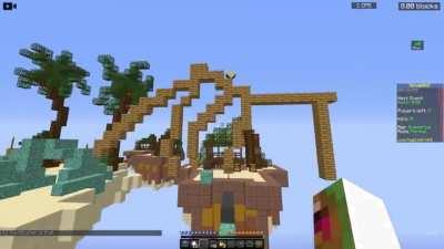 Winning skywars using stick bug