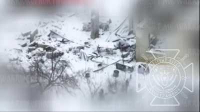 Two Ukrainians are ambushed by a Russian hiding in a tunnel.