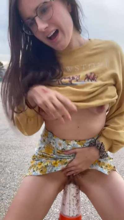 Fuck the street cones, literally