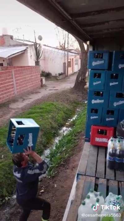 Hold my empty beers I've got work to do