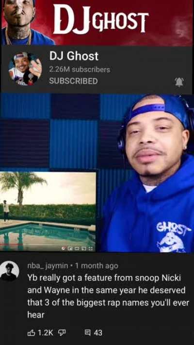 DJ Ghost speaking on Yb