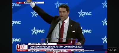 Eduardo Verástegui did another seig heil at CPAC