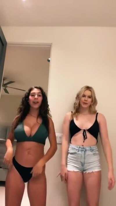 She really shakes those melons around