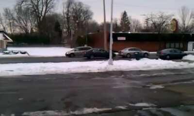 That's one way to push your car