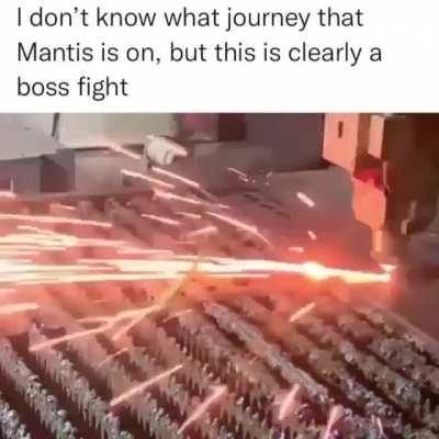 Sparksisun, The Dark Pixie, vs. Manti, The Greenfooted