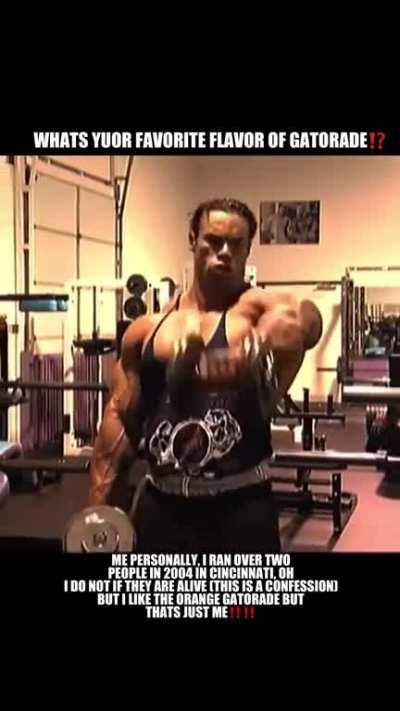 I love orange gatorade